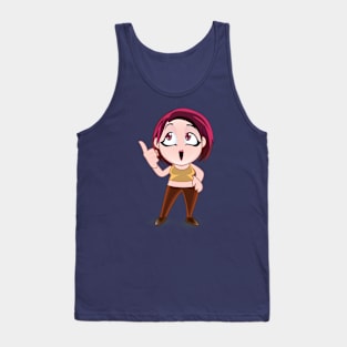 beautiful girls - cartoon character for young girls (choose your twin) Tank Top